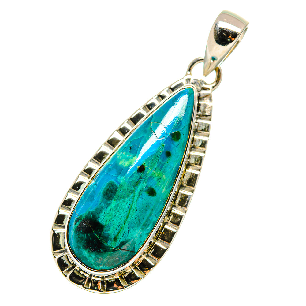 Chrysocolla Pendants handcrafted by Ana Silver Co - PD12450