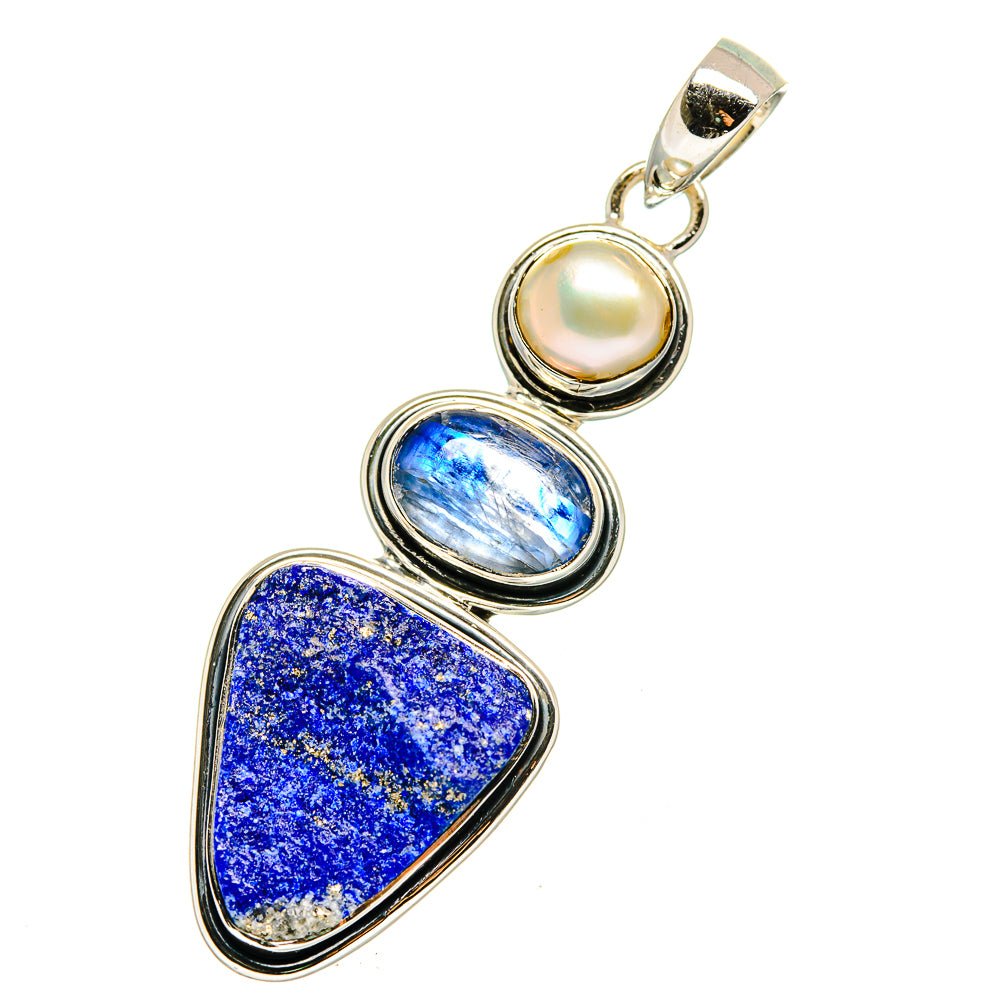 Lapis Lazuli Pendants handcrafted by Ana Silver Co - PD12527