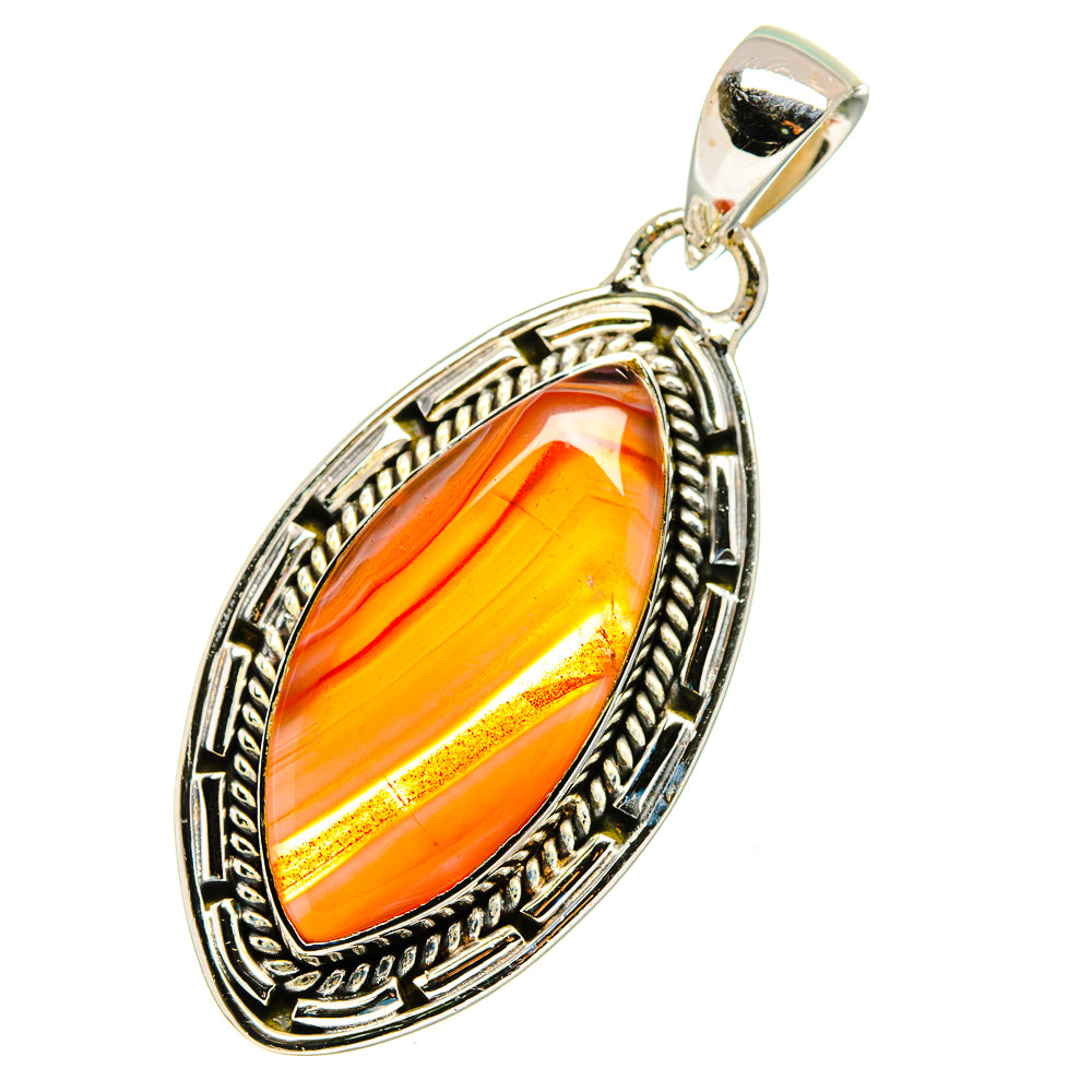 Botswana Agate Pendants handcrafted by Ana Silver Co - PD12539
