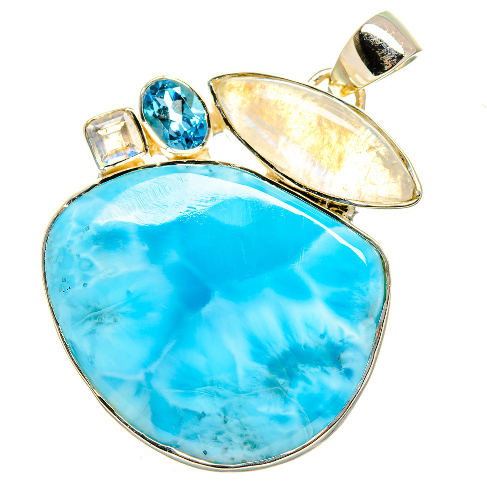 Larimar Pendants handcrafted by Ana Silver Co - PD12547