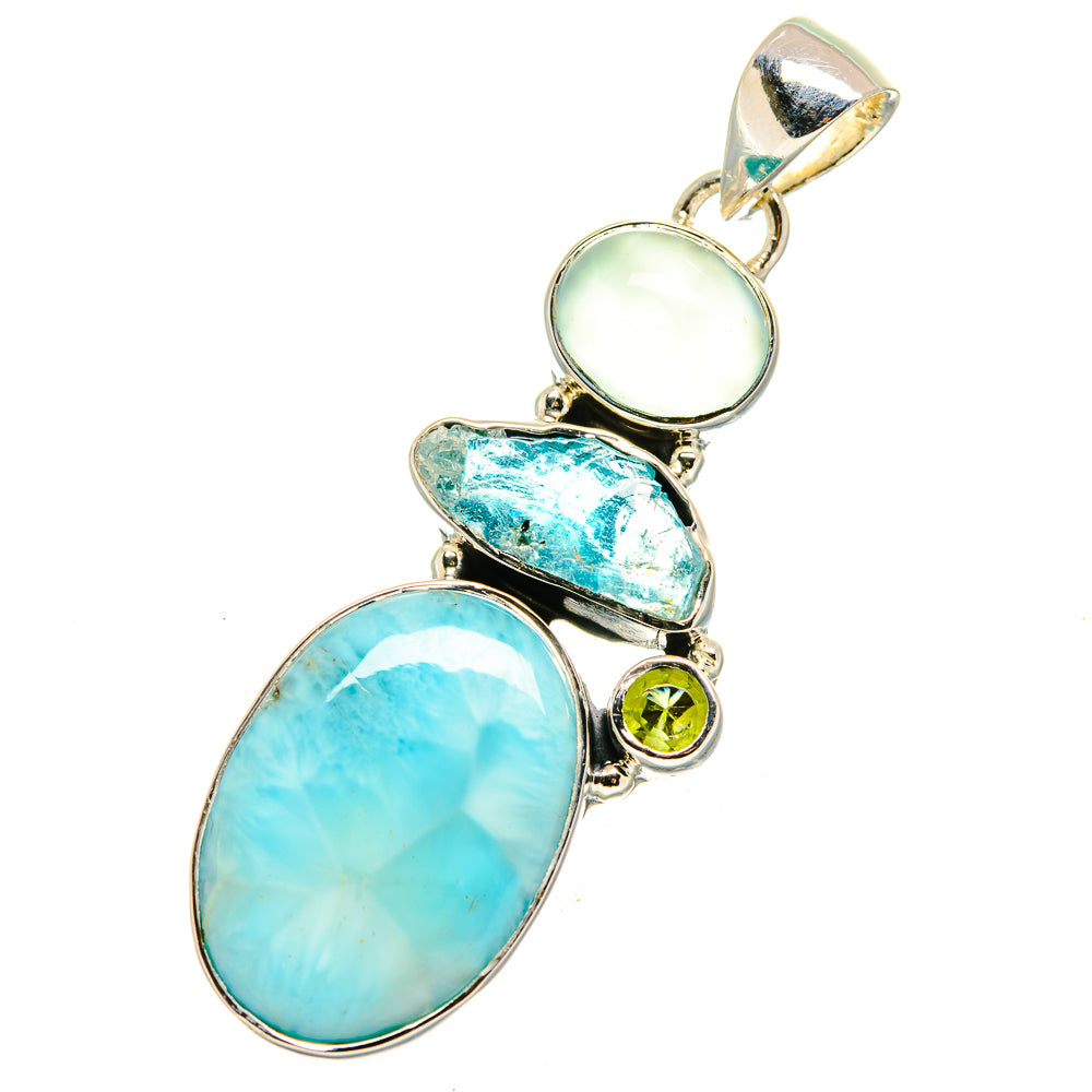 Larimar Pendants handcrafted by Ana Silver Co - PD12605