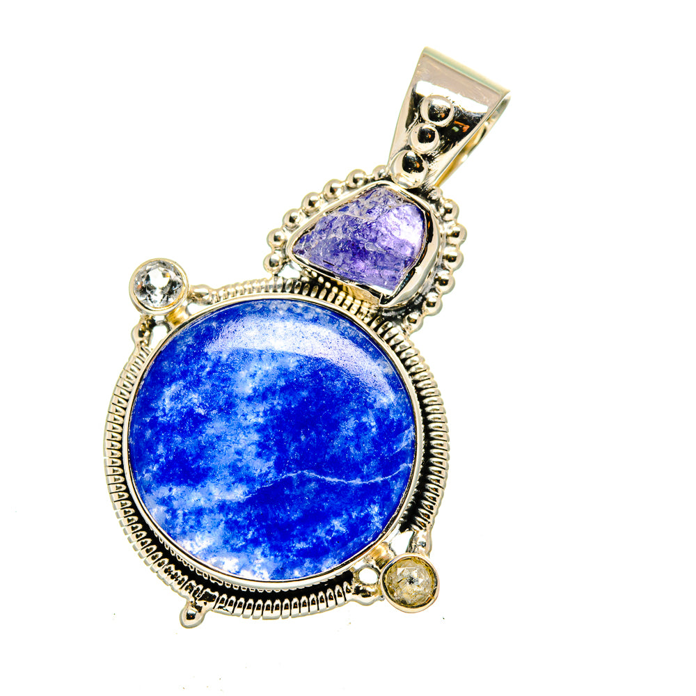 Sodalite Pendants handcrafted by Ana Silver Co - PD12643
