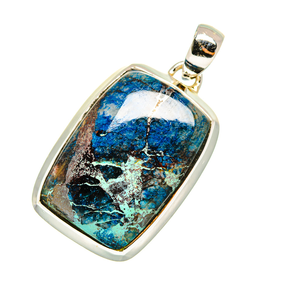 Shattuckite Pendants handcrafted by Ana Silver Co - PD12673