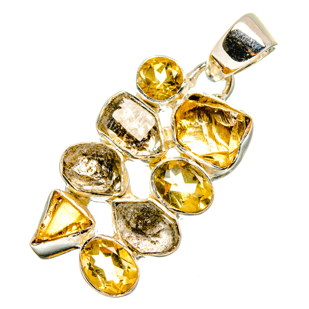 Citrine Pendants handcrafted by Ana Silver Co - PD12839