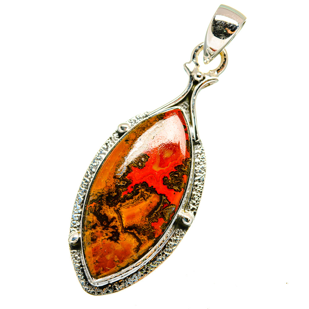 Moroccan Agate Pendants handcrafted by Ana Silver Co - PD12852
