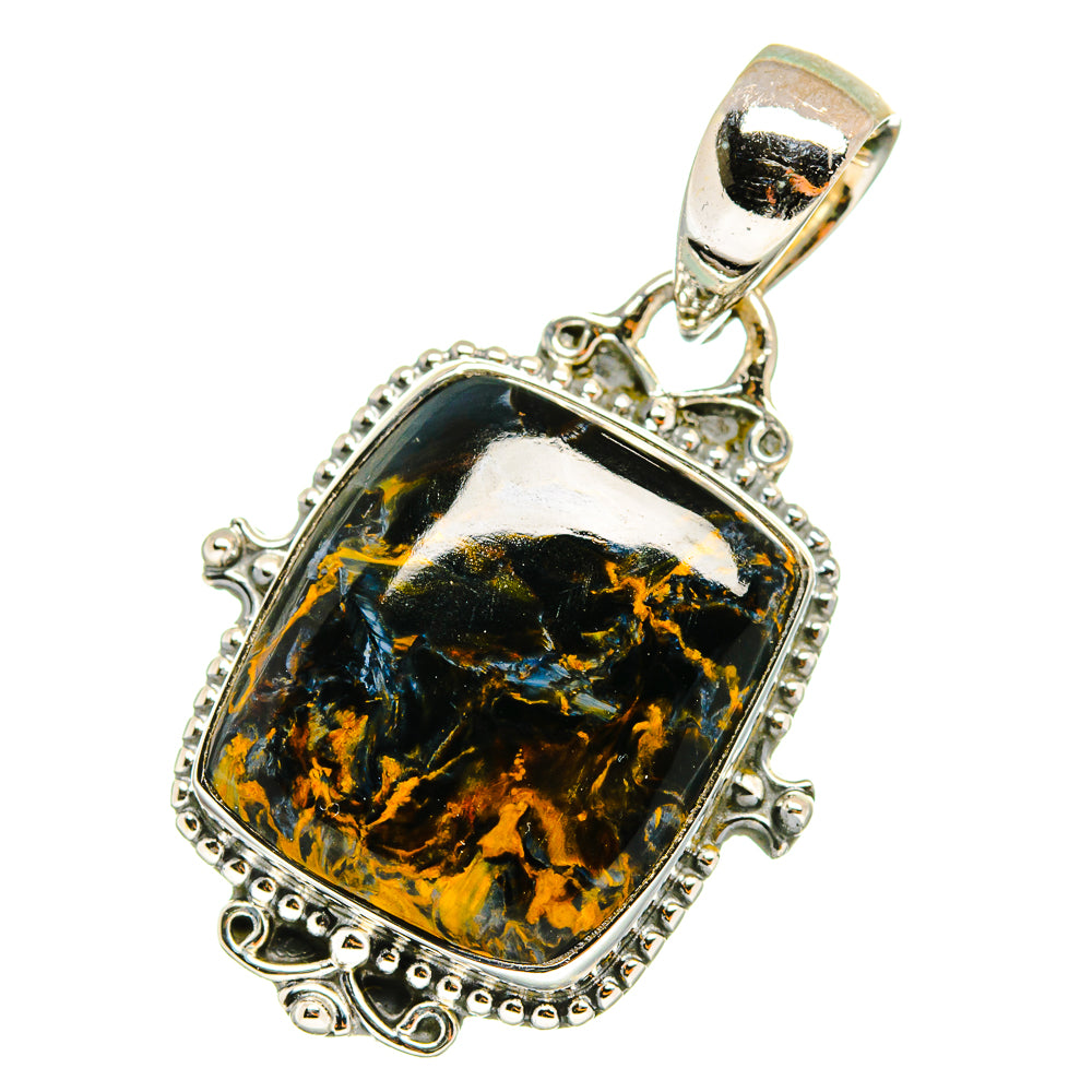 Pietersite Pendants handcrafted by Ana Silver Co - PD12882