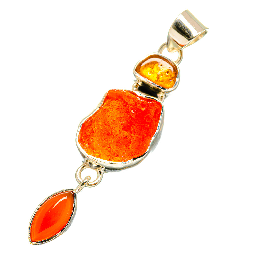 Carnelian Pendants handcrafted by Ana Silver Co - PD12897
