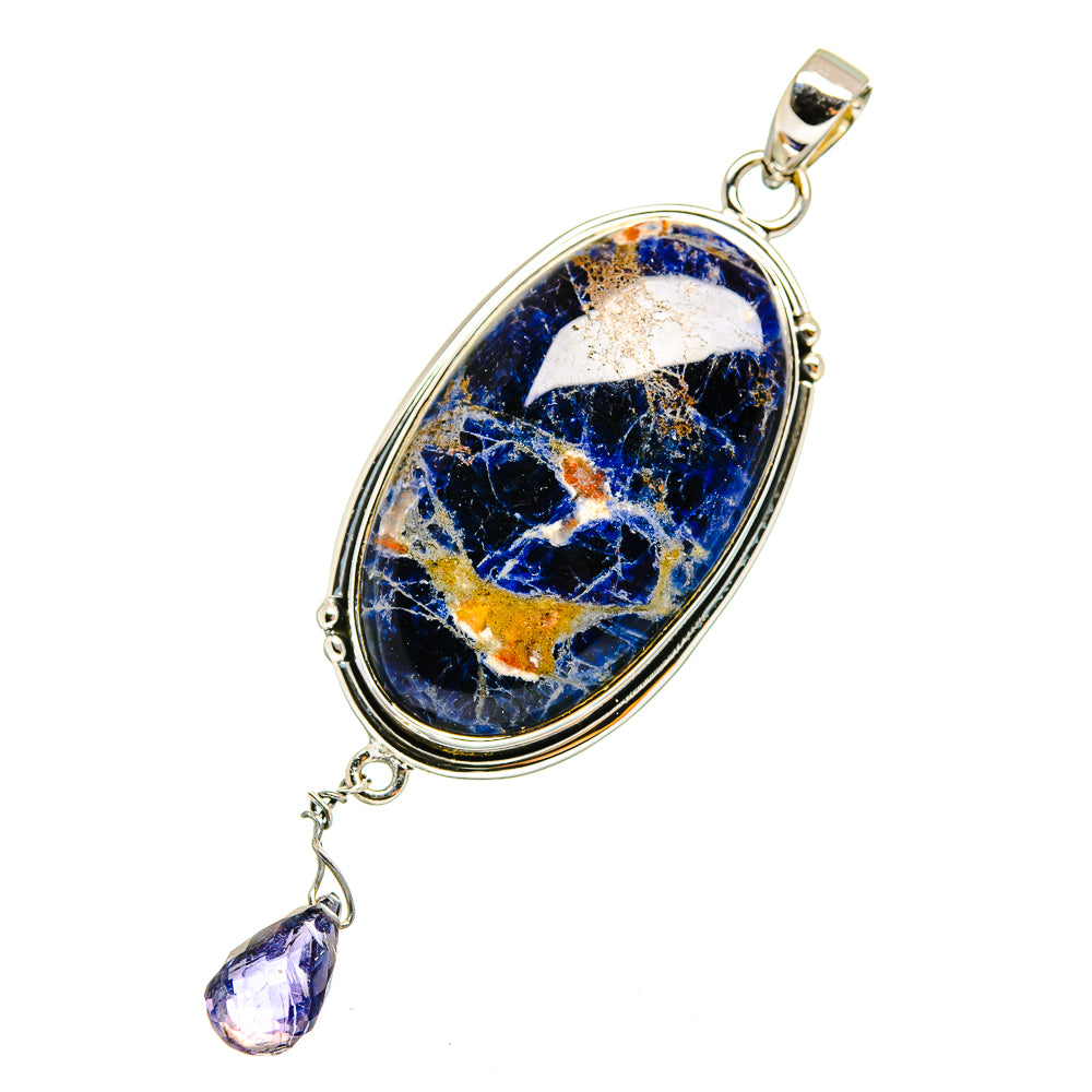 Sodalite Pendants handcrafted by Ana Silver Co - PD12924