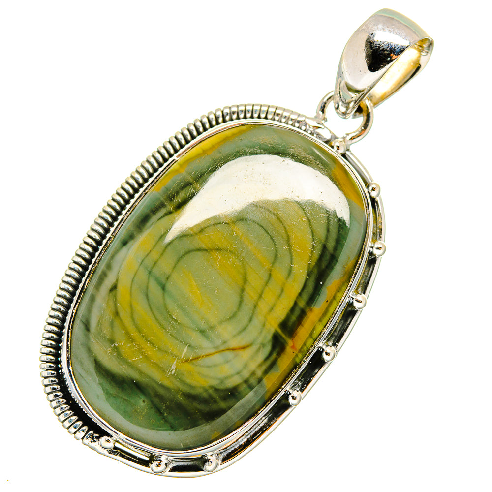 Willow Creek Jasper Pendants handcrafted by Ana Silver Co - PD12926