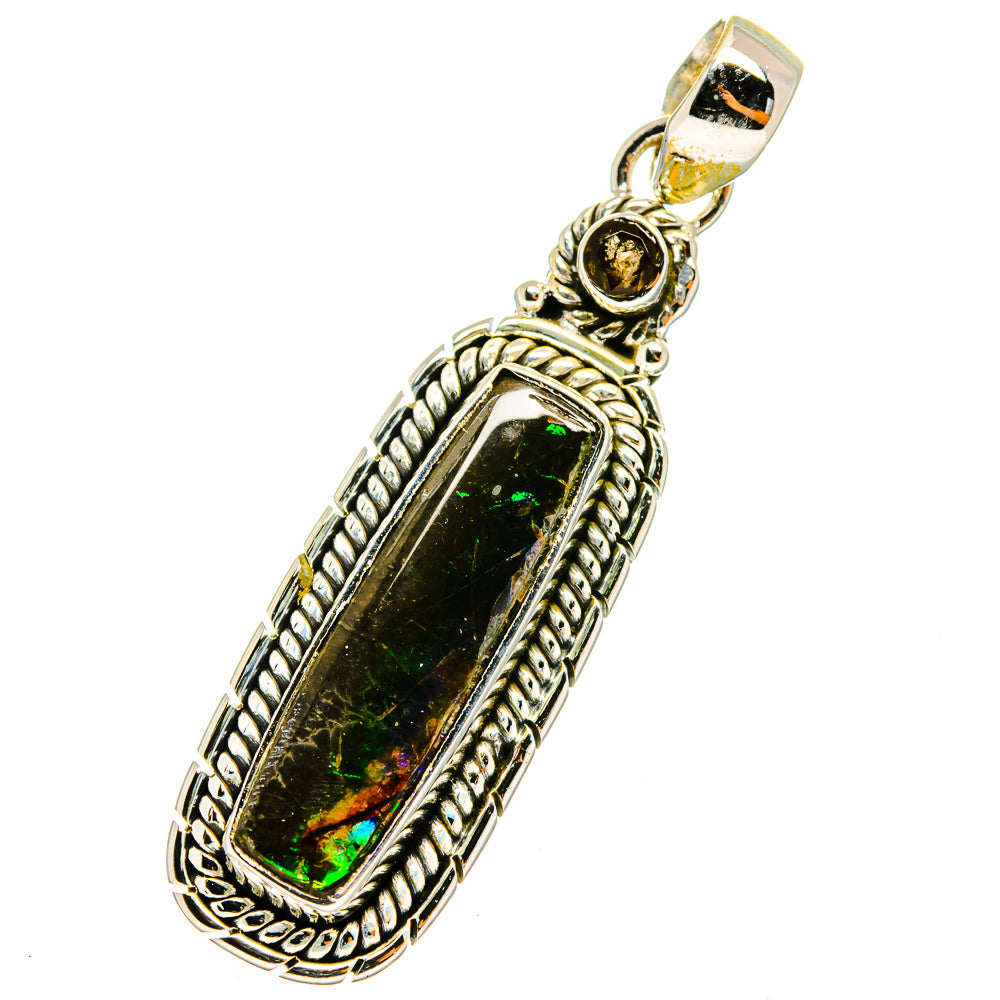Ammolite Pendants handcrafted by Ana Silver Co - PD12930