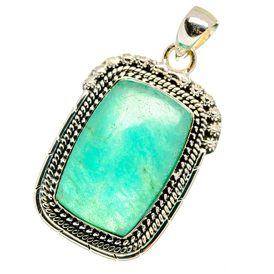 Amazonite Pendants handcrafted by Ana Silver Co - PD13021