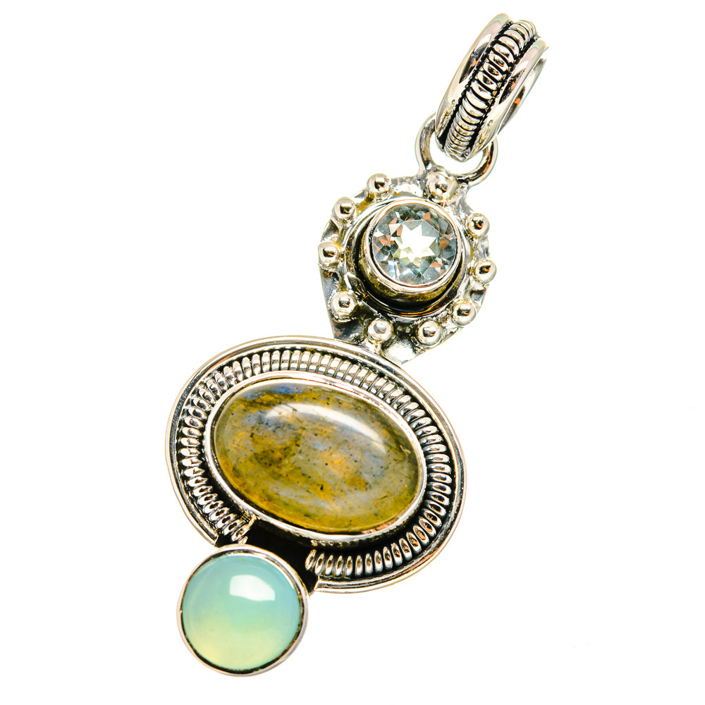 Labradorite Pendants handcrafted by Ana Silver Co - PD13036