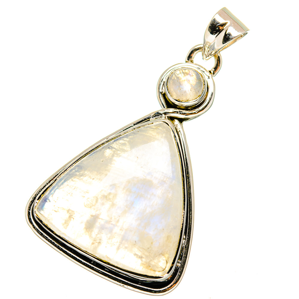 Rainbow Moonstone Pendants handcrafted by Ana Silver Co - PD13067