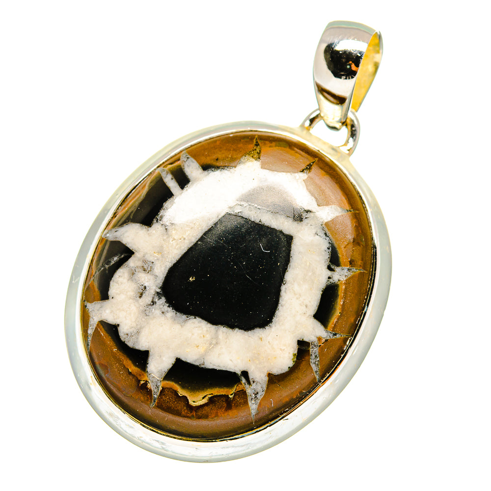 Septarian Geode Pendants handcrafted by Ana Silver Co - PD13075
