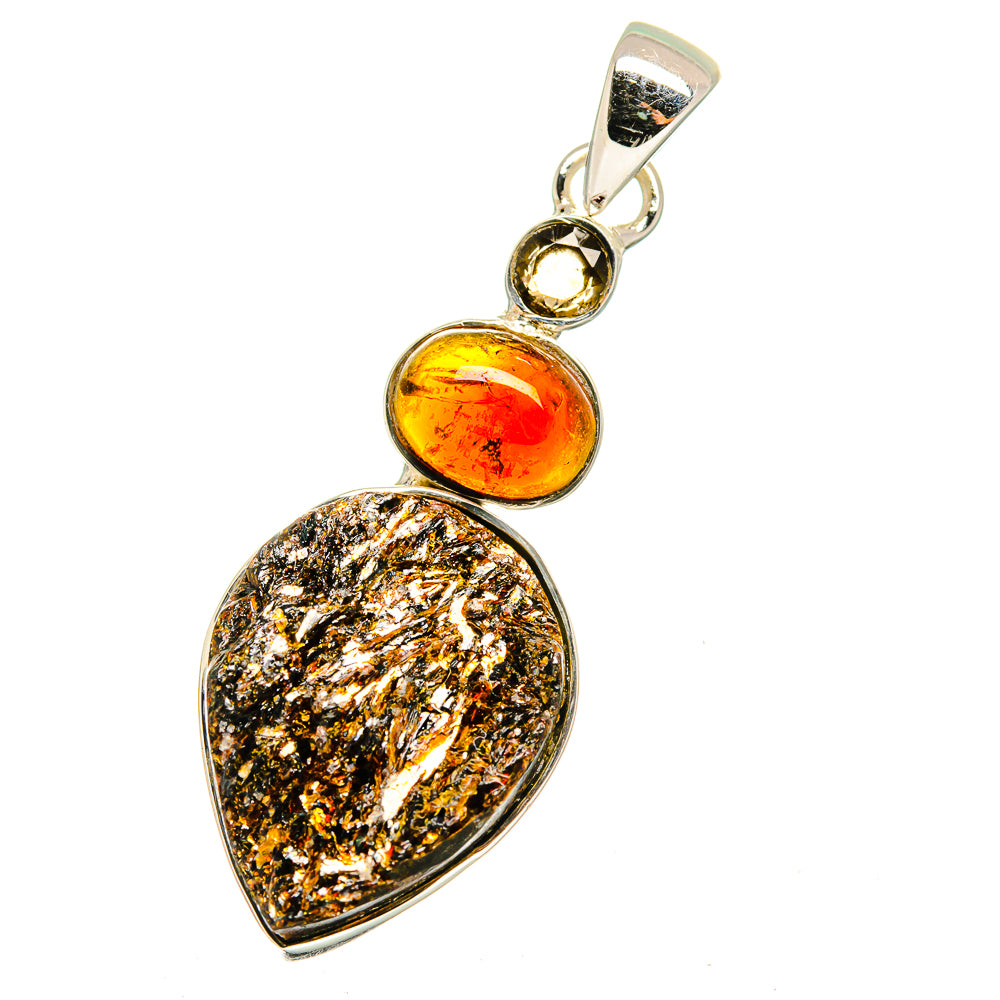 Astrophyllite Pendants handcrafted by Ana Silver Co - PD13083