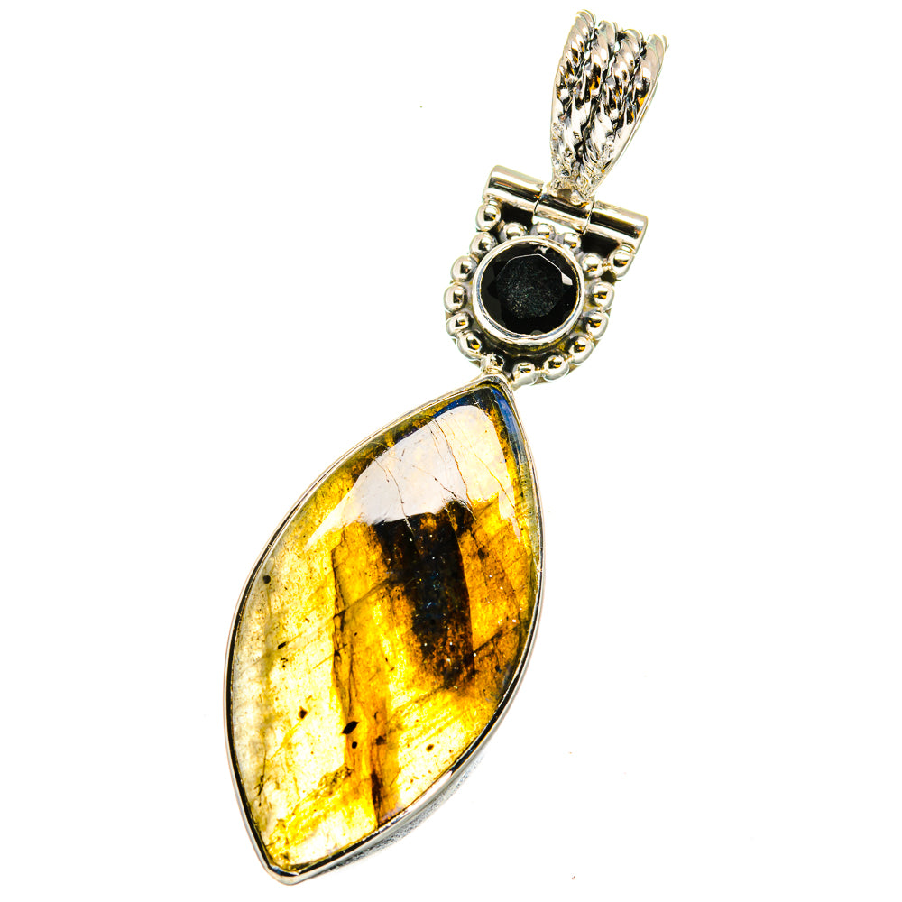 Labradorite Pendants handcrafted by Ana Silver Co - PD13142