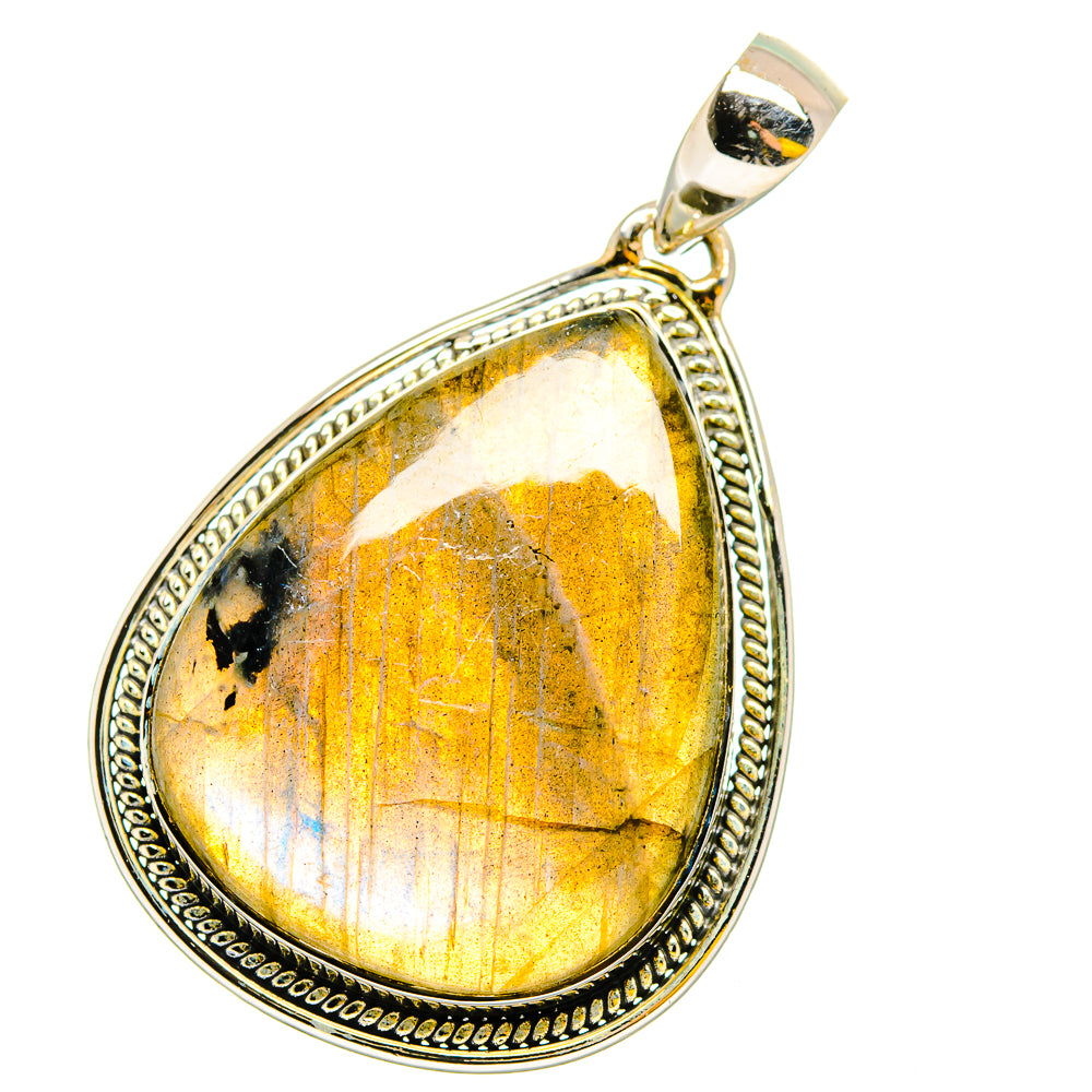 Labradorite Pendants handcrafted by Ana Silver Co - PD13155