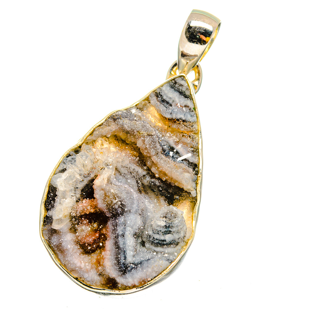 Desert Druzy Pendants handcrafted by Ana Silver Co - PD13186
