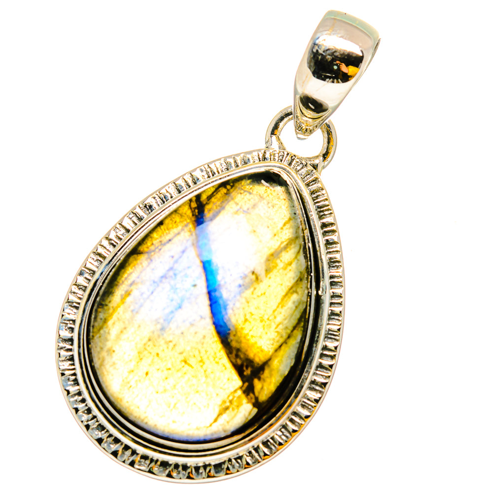 Labradorite Pendants handcrafted by Ana Silver Co - PD13190