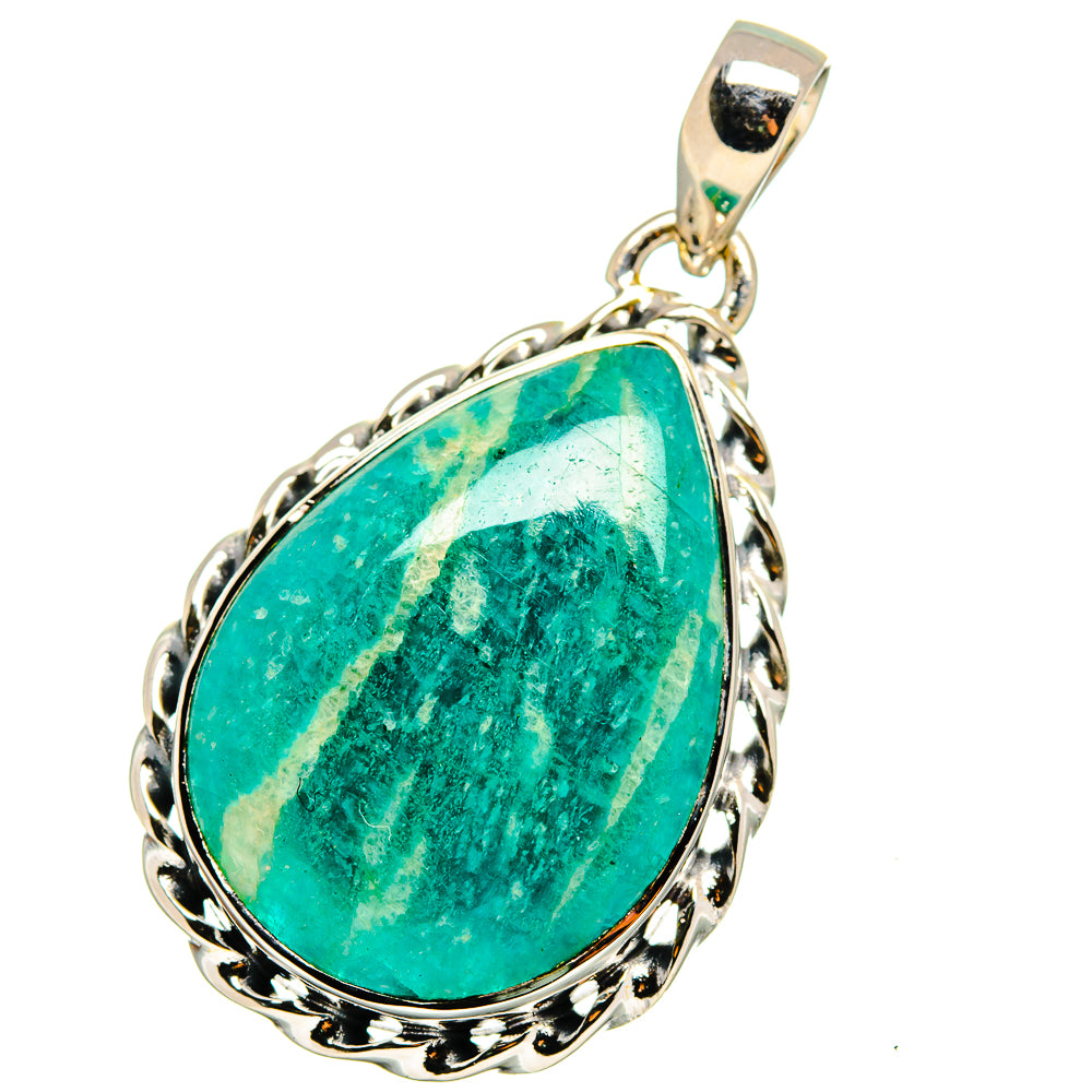 Amazonite Pendants handcrafted by Ana Silver Co - PD13234