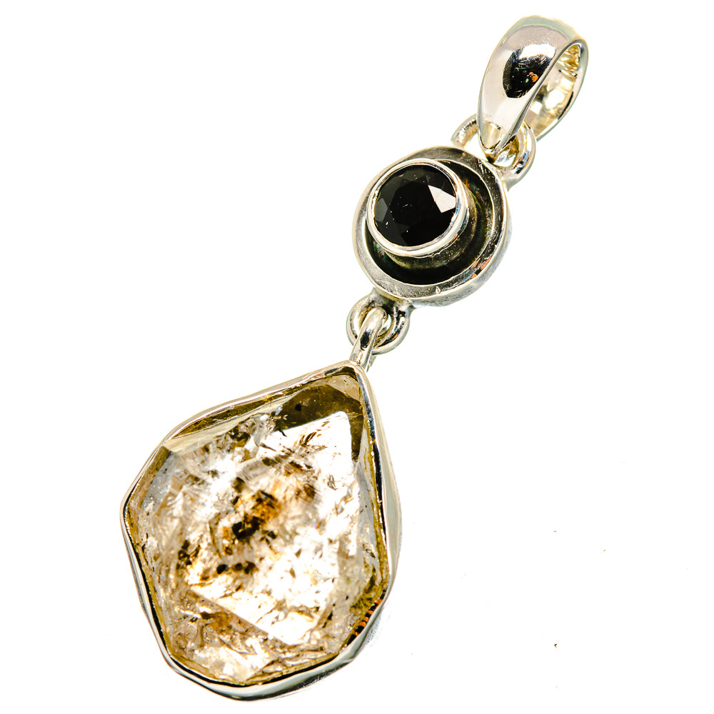 Herkimer Diamond Pendants handcrafted by Ana Silver Co - PD13236