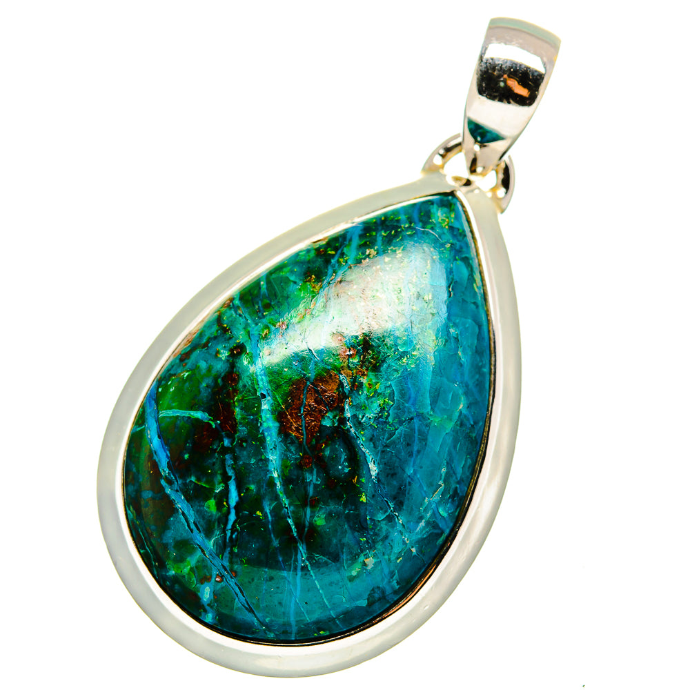 Chrysocolla Pendants handcrafted by Ana Silver Co - PD13261