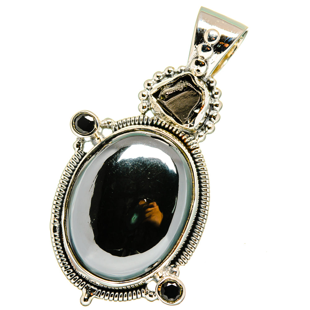 Hematite Pendants handcrafted by Ana Silver Co - PD13277