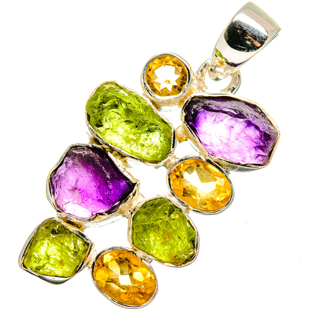 Amethyst Pendants handcrafted by Ana Silver Co - PD13280