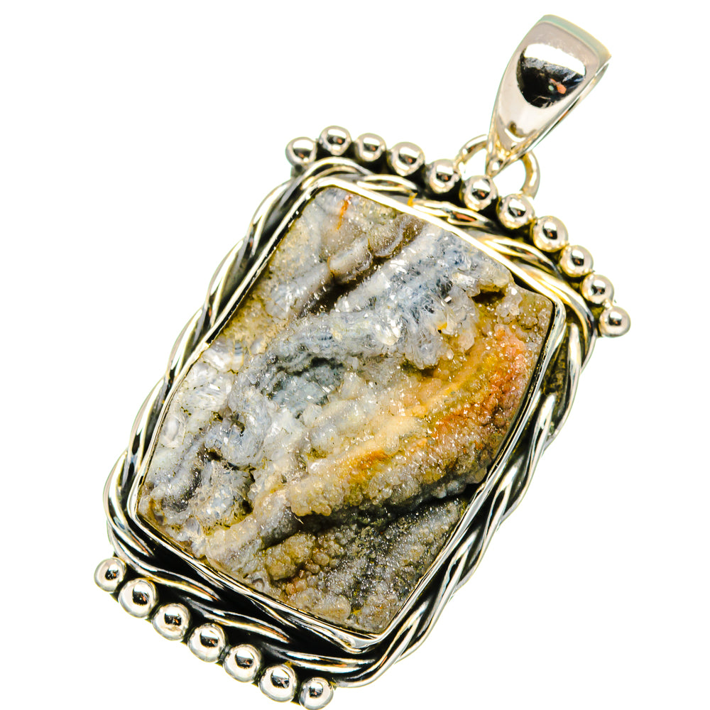 Desert Druzy Pendants handcrafted by Ana Silver Co - PD13327