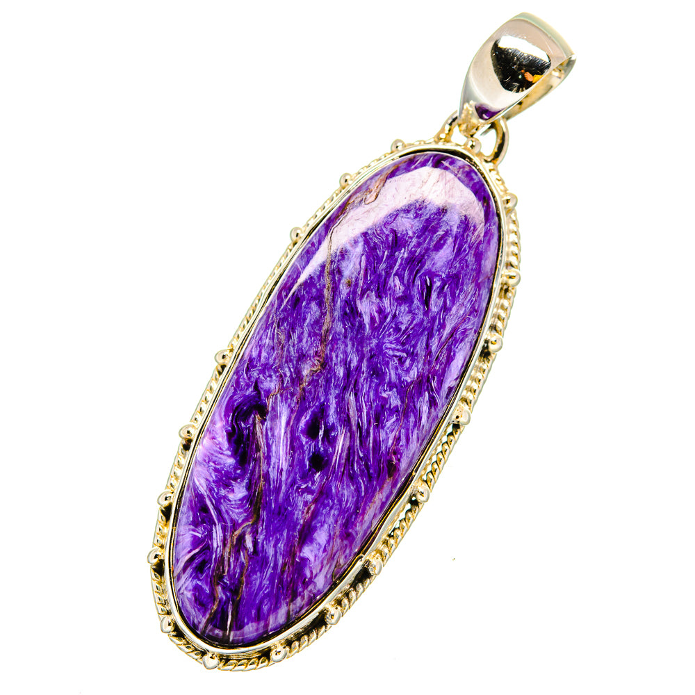 Charoite Pendants handcrafted by Ana Silver Co - PD13445