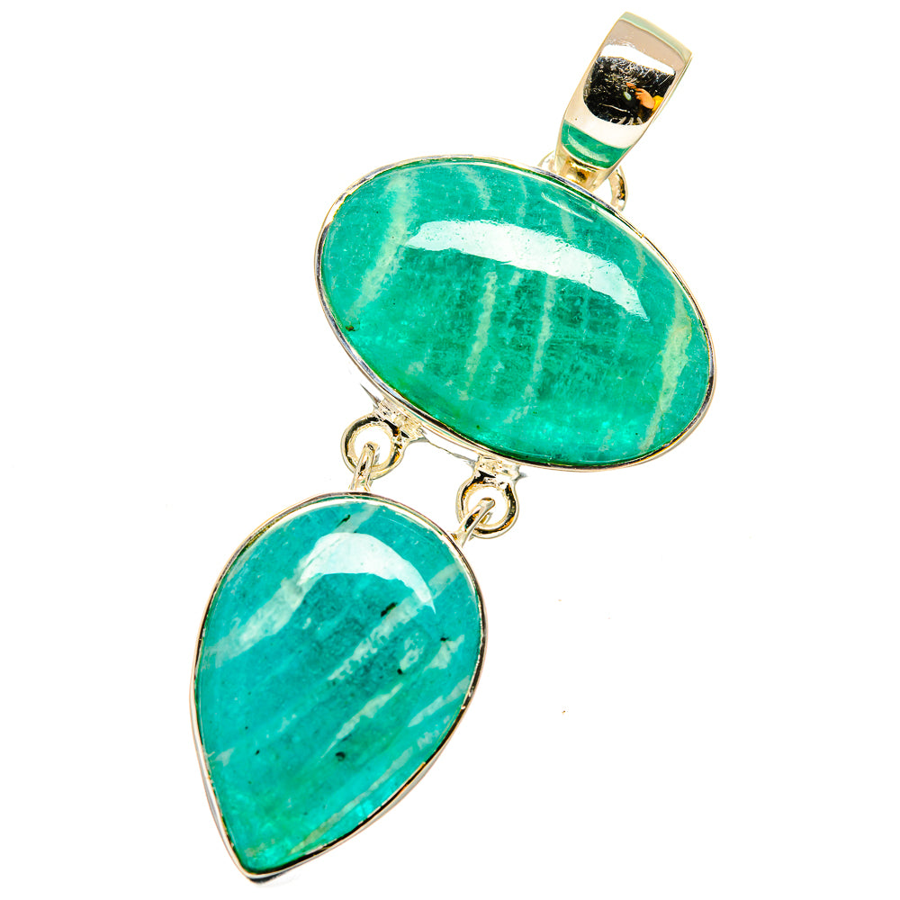 Amazonite Pendants handcrafted by Ana Silver Co - PD13452