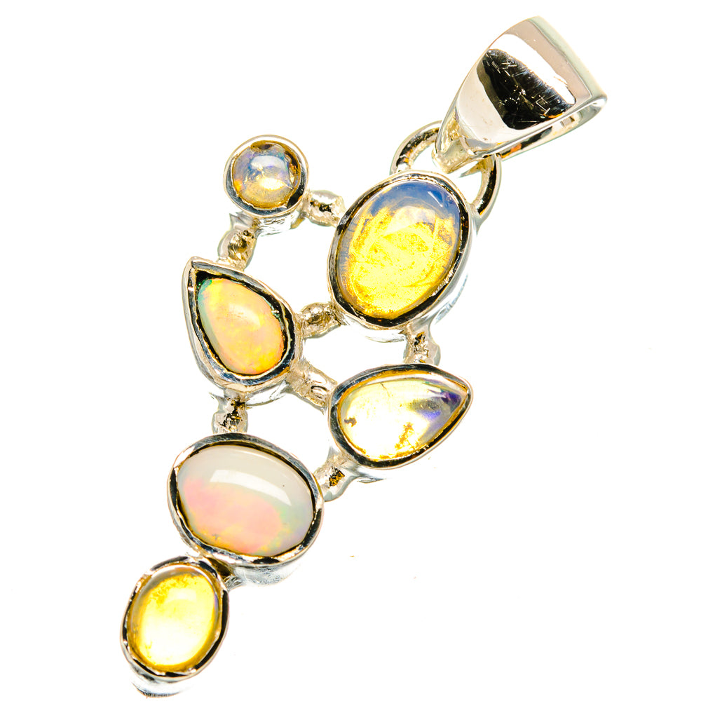 Ethiopian Opal Pendants handcrafted by Ana Silver Co - PD13506