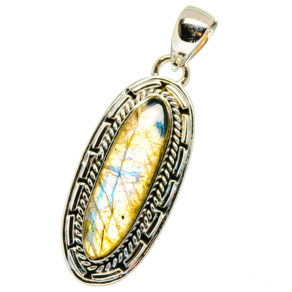 Labradorite Pendants handcrafted by Ana Silver Co - PD13553