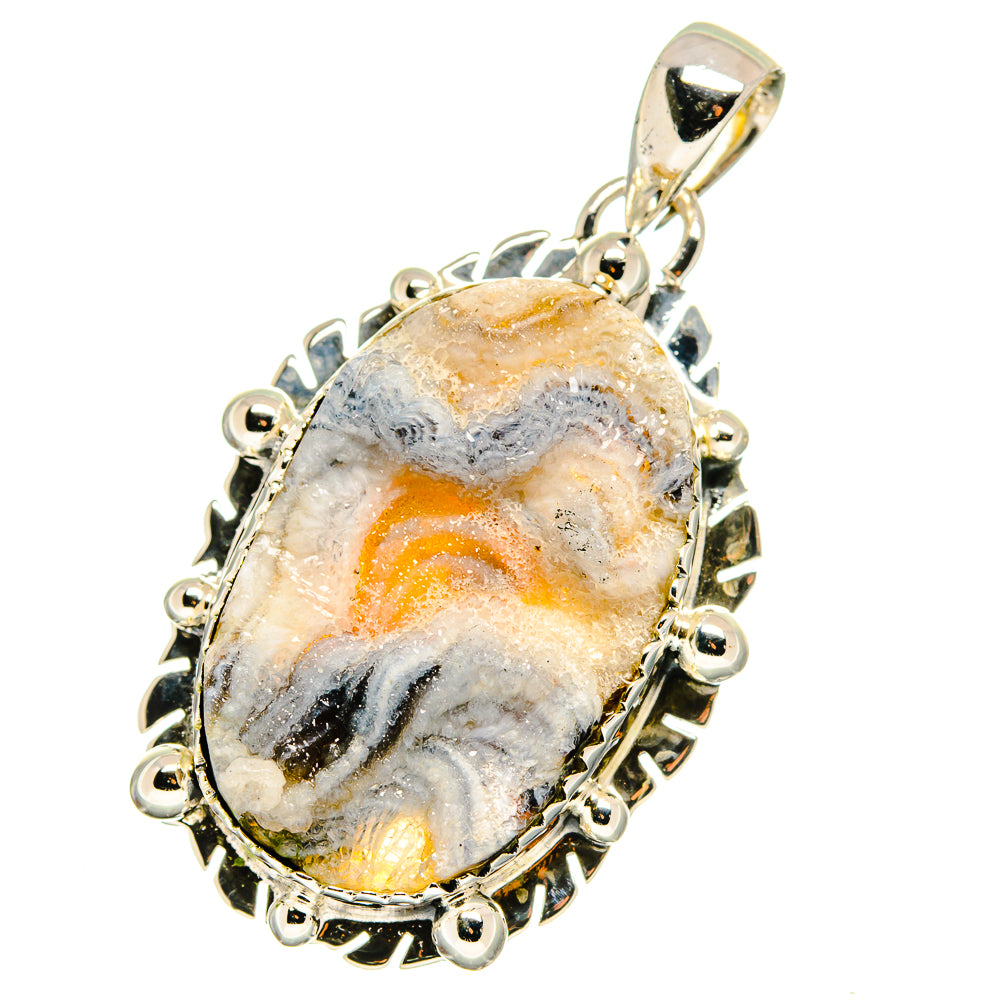 Desert Druzy Pendants handcrafted by Ana Silver Co - PD13554