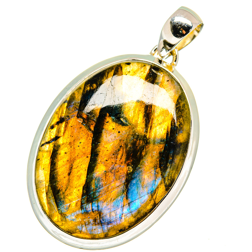 Labradorite Pendants handcrafted by Ana Silver Co - PD13569