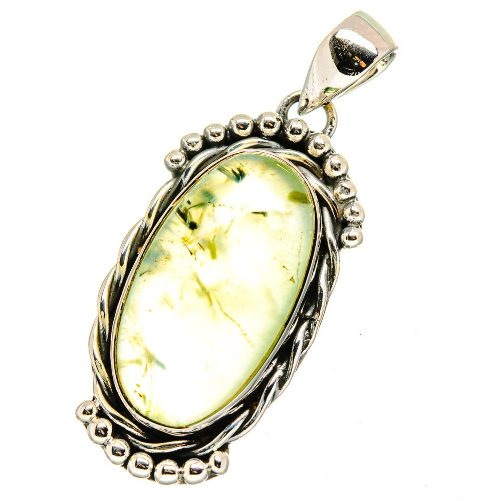 Prehnite Pendants handcrafted by Ana Silver Co - PD13578