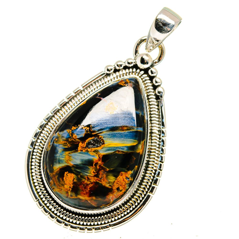 Pietersite Pendants handcrafted by Ana Silver Co - PD13593