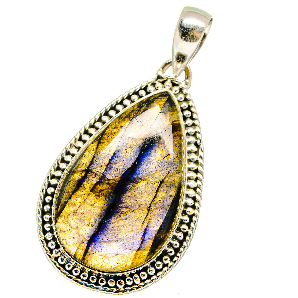 Labradorite Pendants handcrafted by Ana Silver Co - PD13667