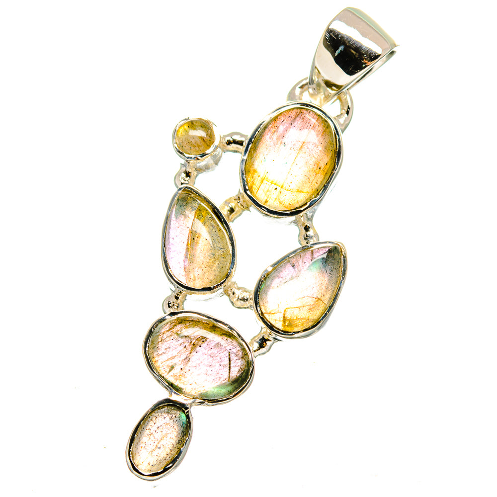 Labradorite Pendants handcrafted by Ana Silver Co - PD13674