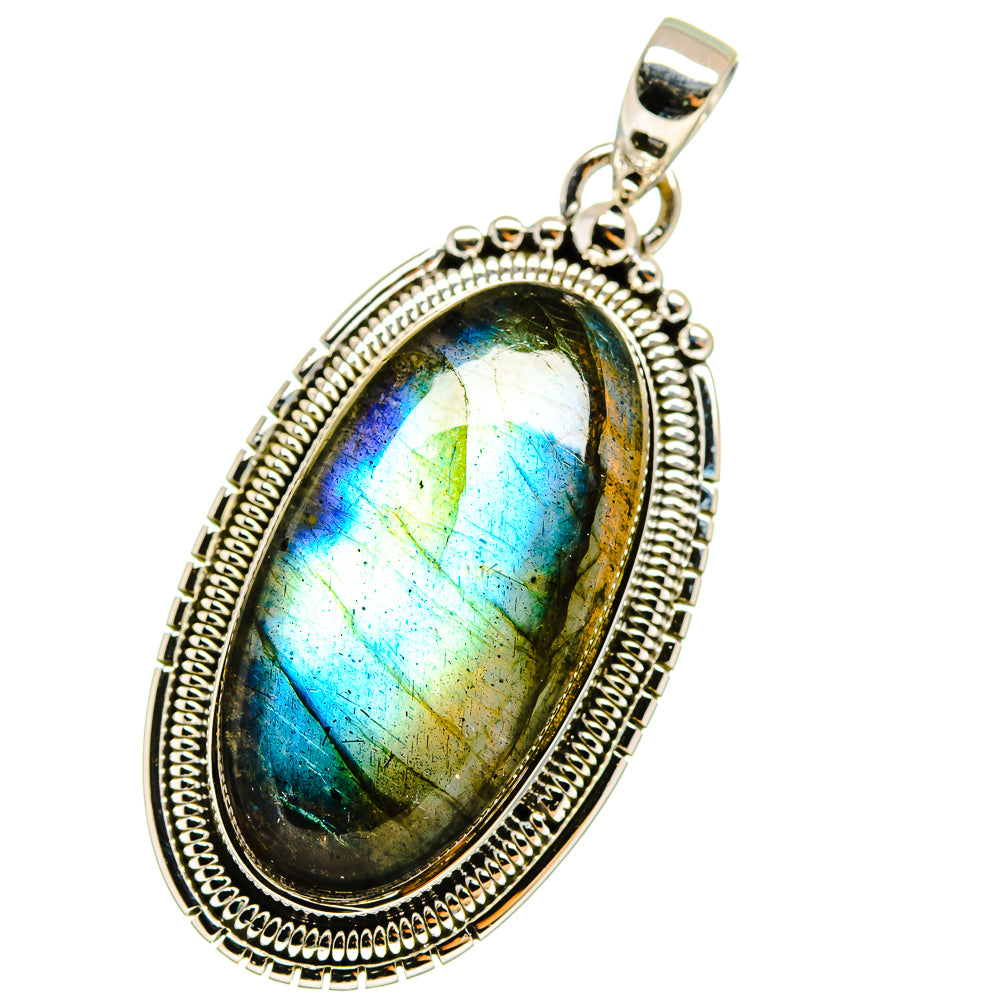 Labradorite Pendants handcrafted by Ana Silver Co - PD13676