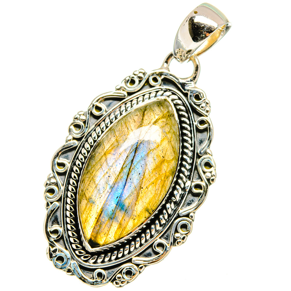 Labradorite Pendants handcrafted by Ana Silver Co - PD13708