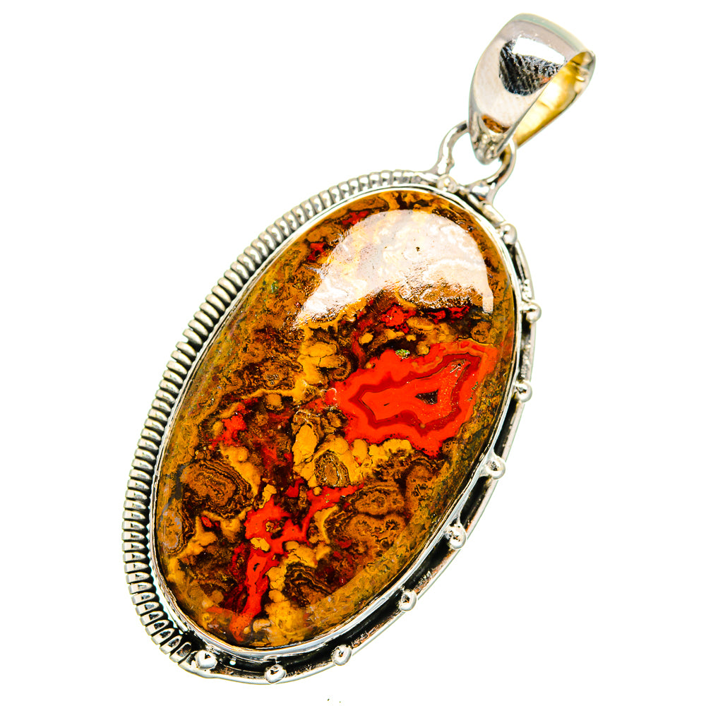 Moroccan Agate Pendants handcrafted by Ana Silver Co - PD13752