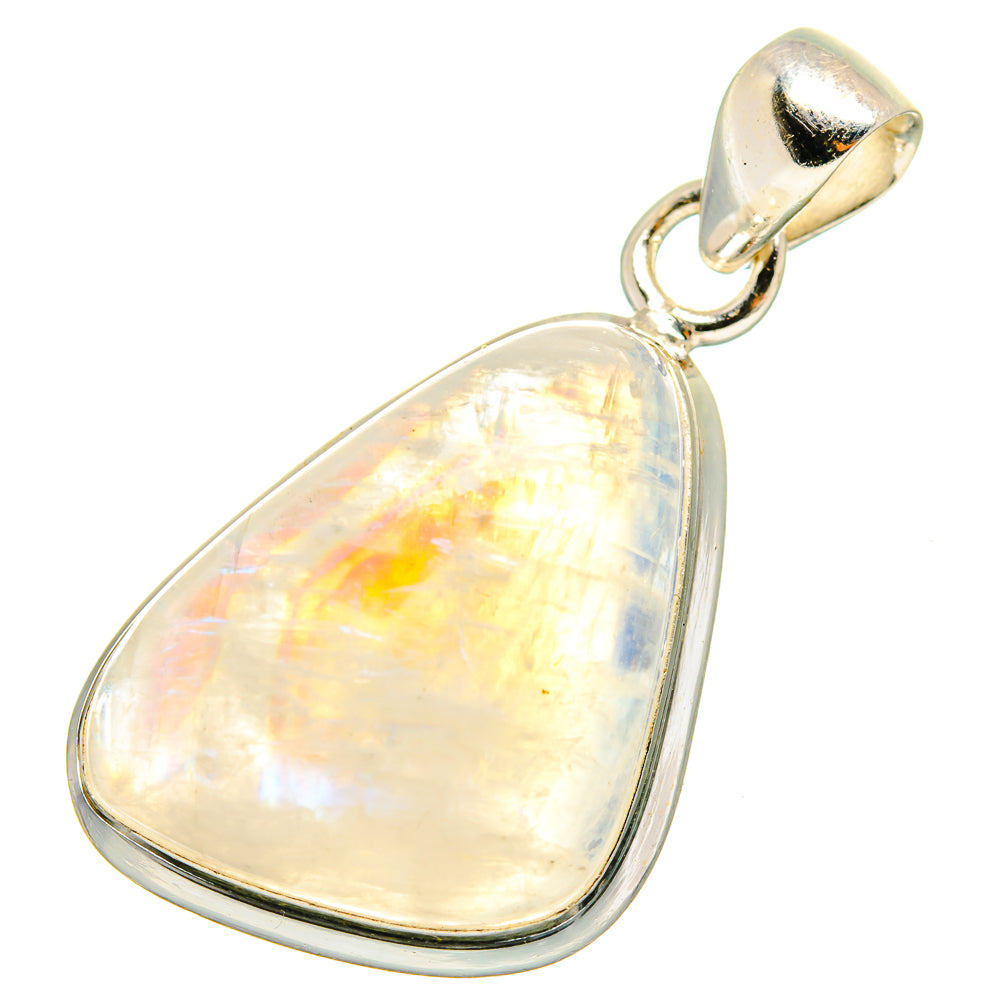 Rainbow Moonstone Pendants handcrafted by Ana Silver Co - PD13780