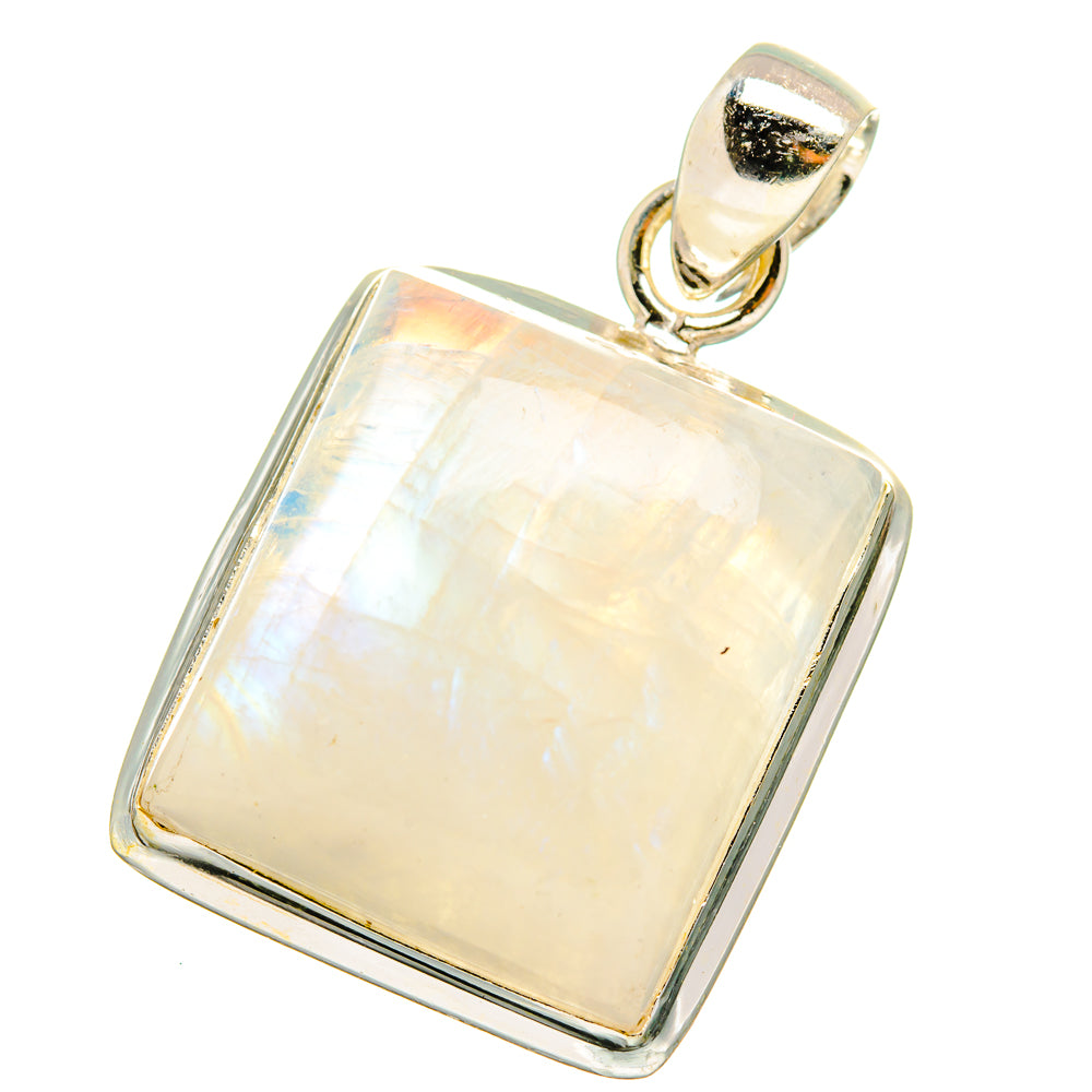 Rainbow Moonstone Pendants handcrafted by Ana Silver Co - PD13789