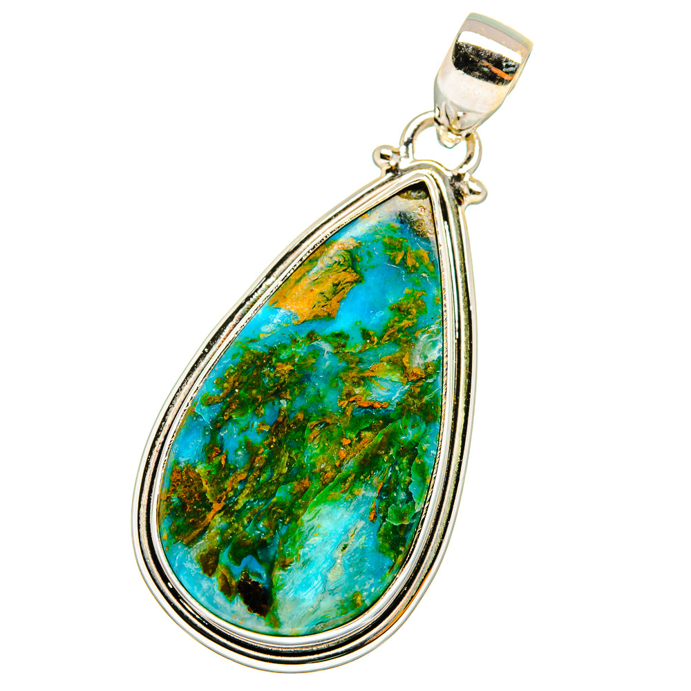 Peruvian Opal Pendants handcrafted by Ana Silver Co - PD13807
