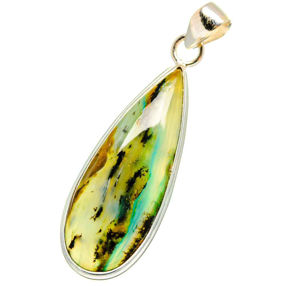 Peruvian Opal Pendants handcrafted by Ana Silver Co - PD13810