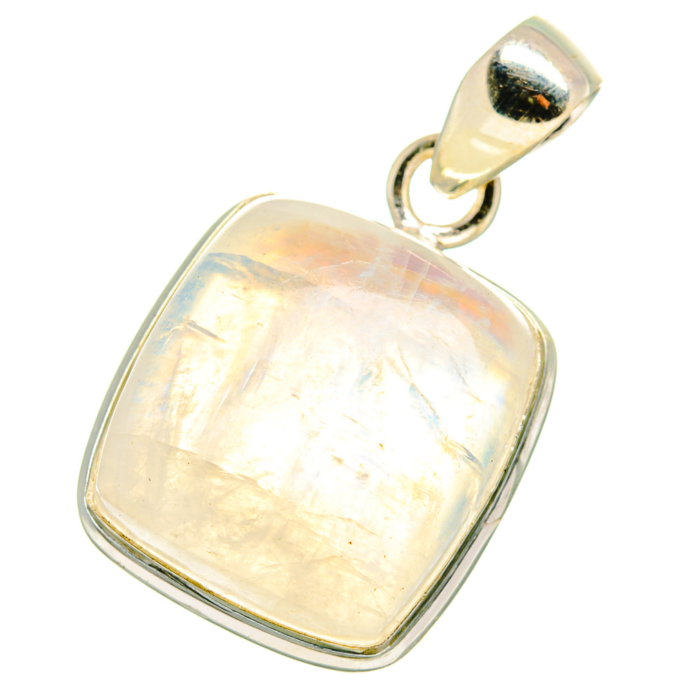 Rainbow Moonstone Pendants handcrafted by Ana Silver Co - PD14071