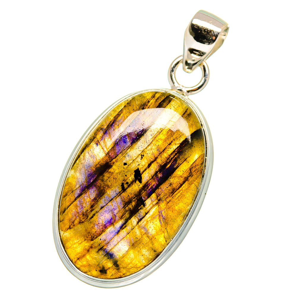 Labradorite Pendants handcrafted by Ana Silver Co - PD14130