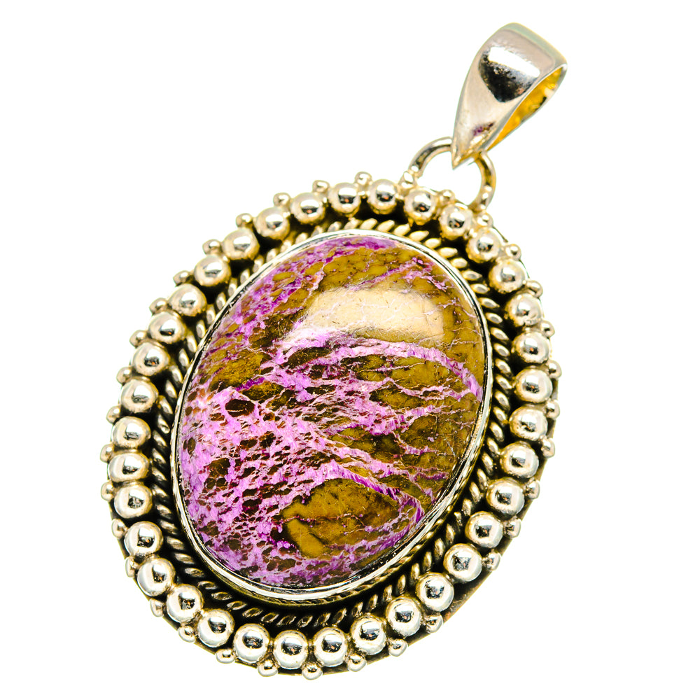Stichtite Pendants handcrafted by Ana Silver Co - PD14209