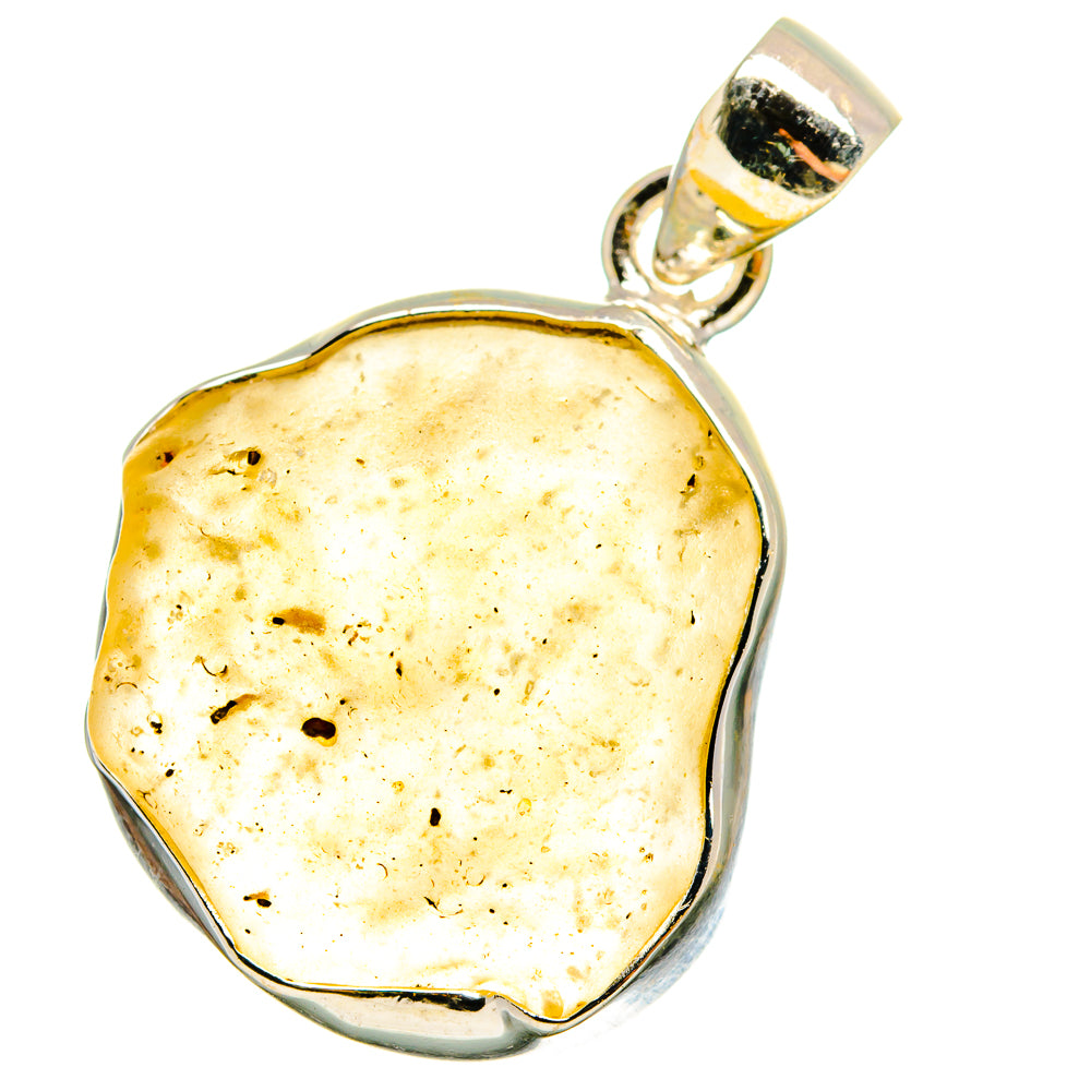 Libyan Desert Glass Pendants handcrafted by Ana Silver Co - PD14235